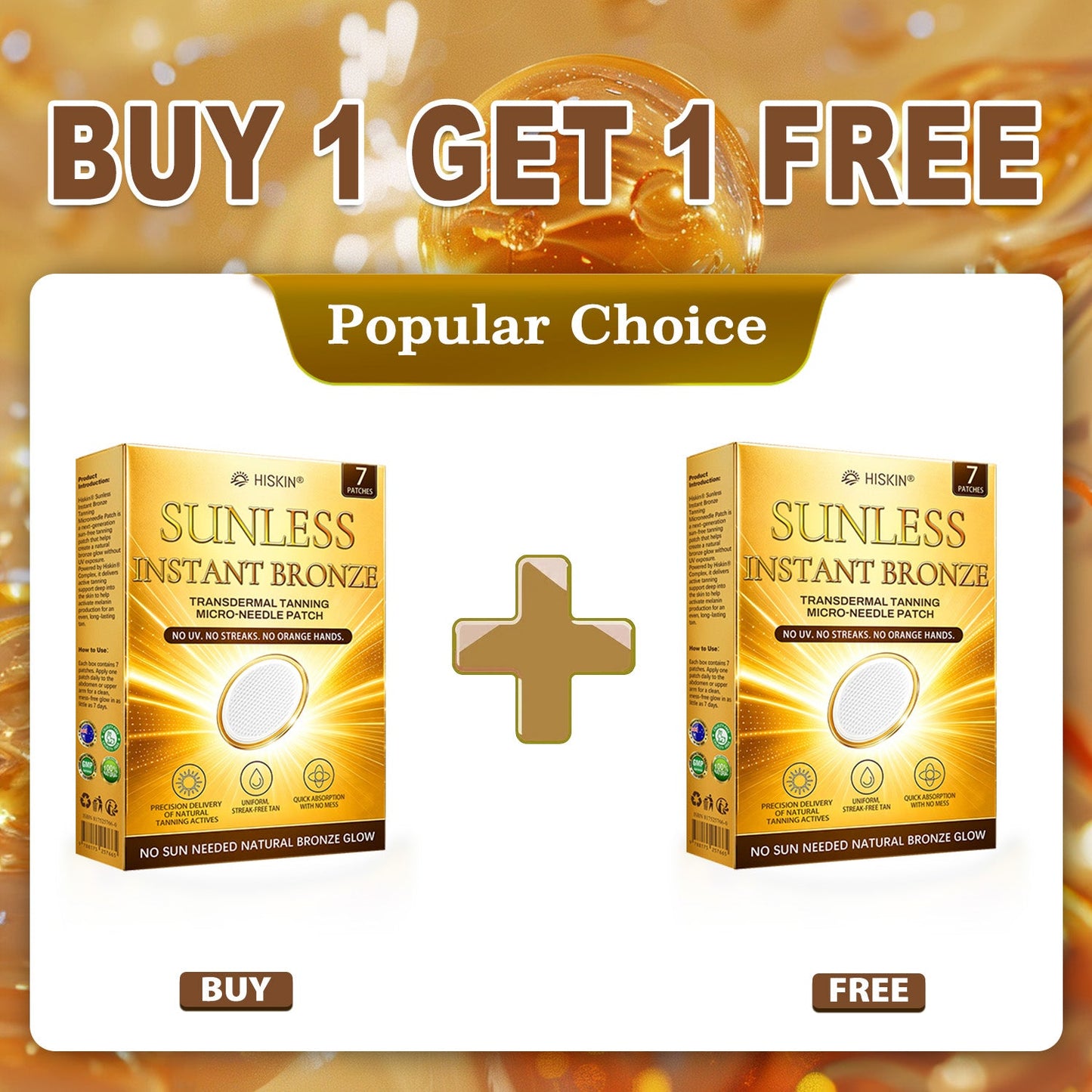 50% OFF | 𝑶𝒇𝒇𝒊𝒄𝒊𝒂𝒍 𝑺𝒕𝒐𝒓𝒆 ☀️☀️ 𝐇𝐢𝐬𝐤𝐢𝐧® 𝐒𝐮𝐧𝐥𝐞𝐬𝐬 𝐈𝐧𝐬𝐭𝐚𝐧𝐭 𝐁𝐫𝐨𝐧𝐳𝐞 𝐓𝐚𝐧𝐧𝐢𝐧𝐠 𝐌𝐢𝐜𝐫𝐨𝐧𝐞𝐞𝐝𝐥𝐞 𝐏𝐚𝐭𝐜𝐡 🇦🇺 | Limited Deal, Bronze Glow in 7 Days ✅ No UV, No Streaks, No Mess